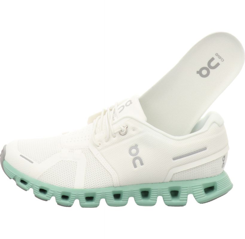 On Shoes Cloud 5 Ws Undyed-White/Creek