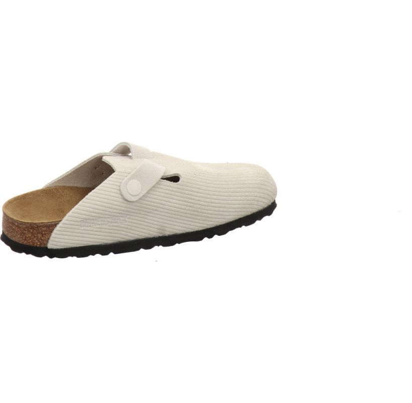 Birkenstock Boston Clog Leve Corduroy weis