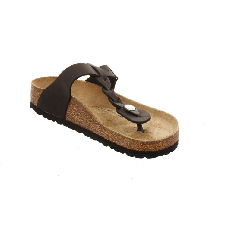 Birkenstock Gizeh Oiled Leather black