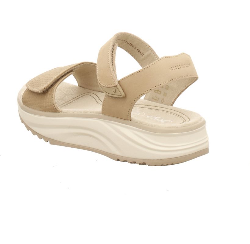 Joya Flores Sandale beige