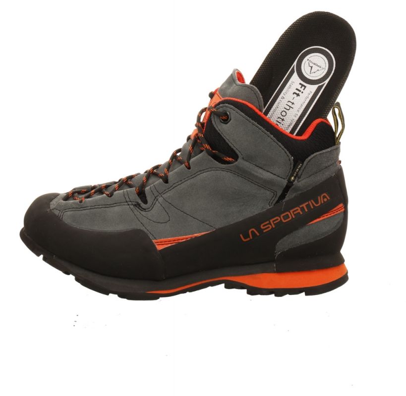 La Sportiva Boulder X MID GTX carbon/flame
