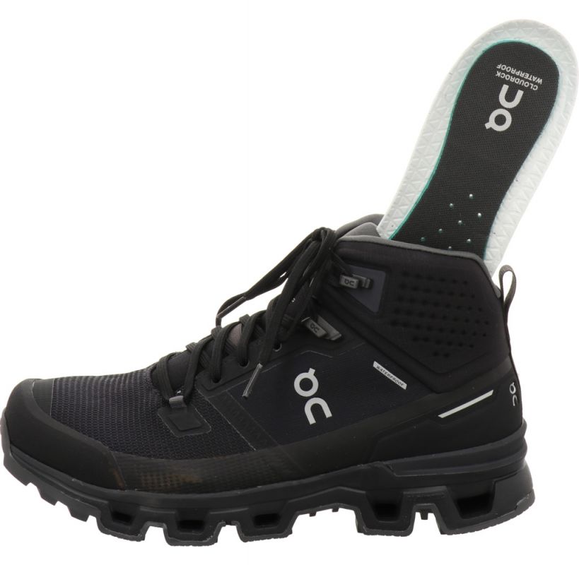 On Shoes Cloudrock Mid WP Hunter/ Black