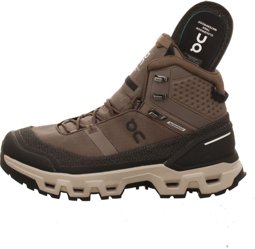 On Shoes Cloudrock Trek WP Men Ash/Fog