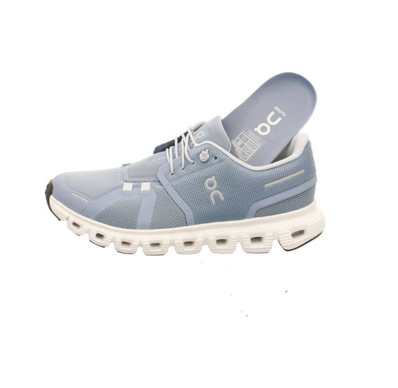 On Shoes Cloud 6 Ws Chambray/White