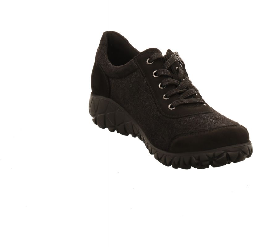 Waldläufer - Lugina H89001 Havy H-Weite schwarz