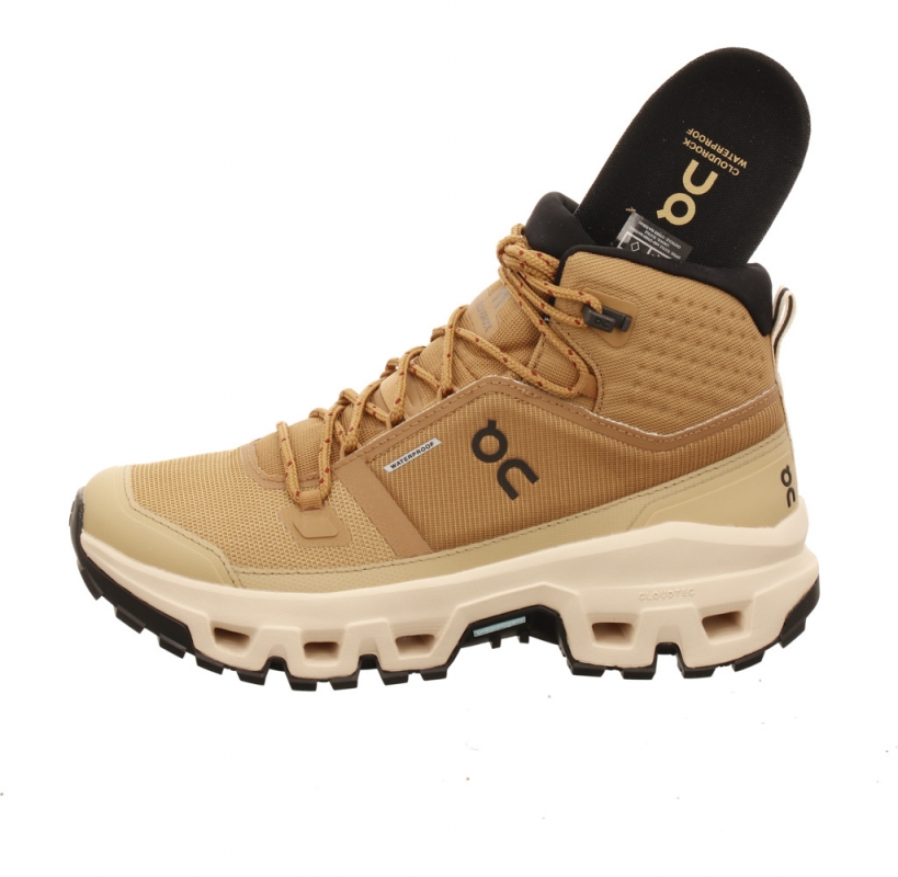 On Shoes Cloudrock Mid WP Ws Sand