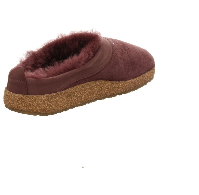 Haflinger Snowbird Lammfellclog lila