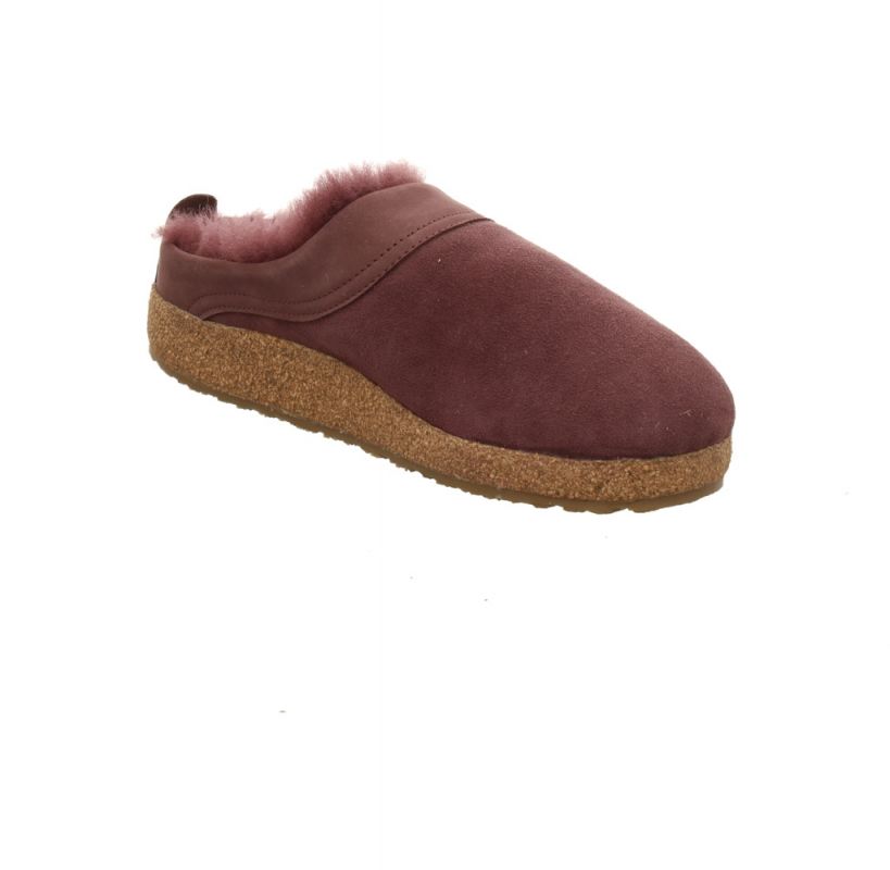 Haflinger Snowbird Lammfellclog lila