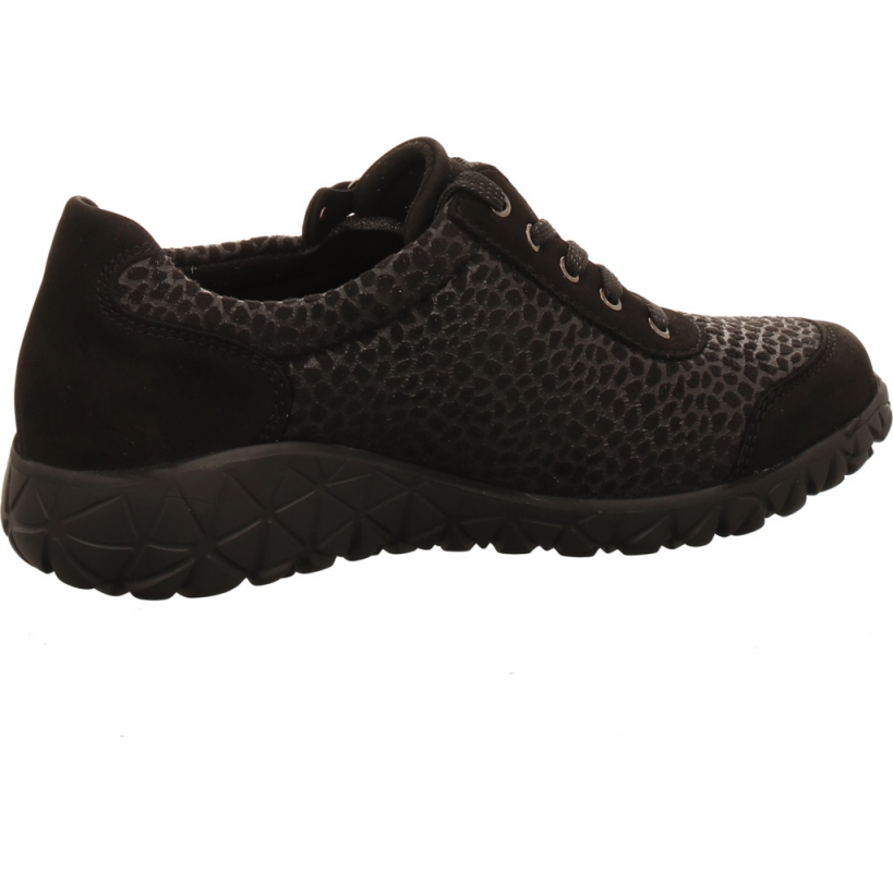 Waldläufer - Lugina H89001 Havy H-Weite schwarz