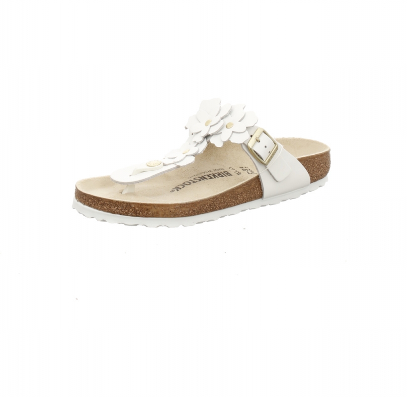 Birkenstock Gizeh Flower white
