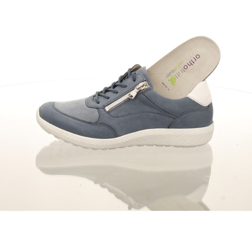 Waldläufer - Lugina 634K02 K-Ira K-Weite denim wei