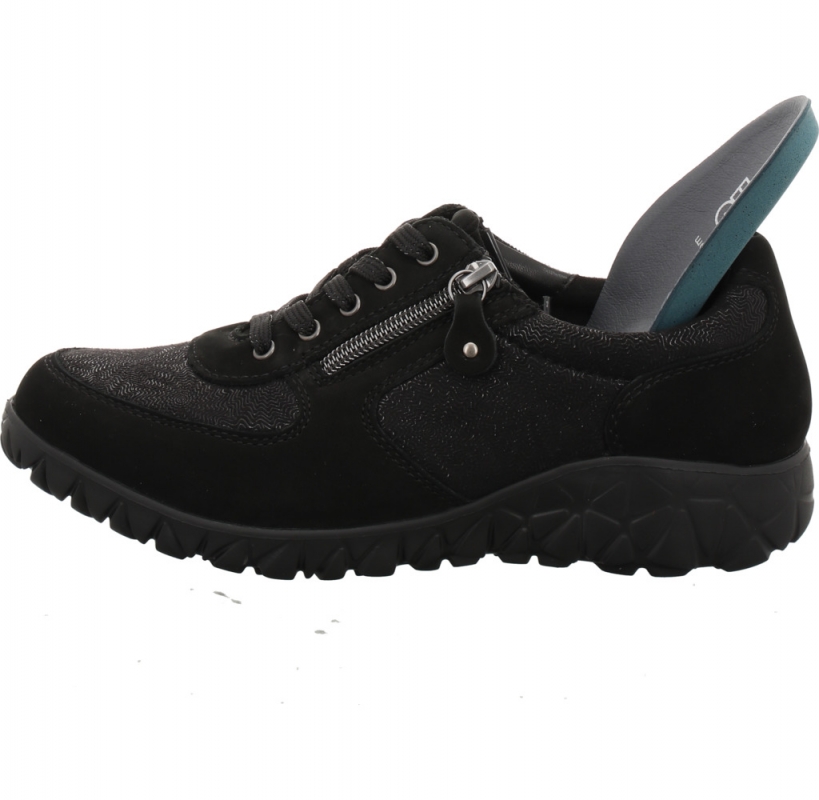 Waldläufer - Lugina H89001 Havy H-Weite black