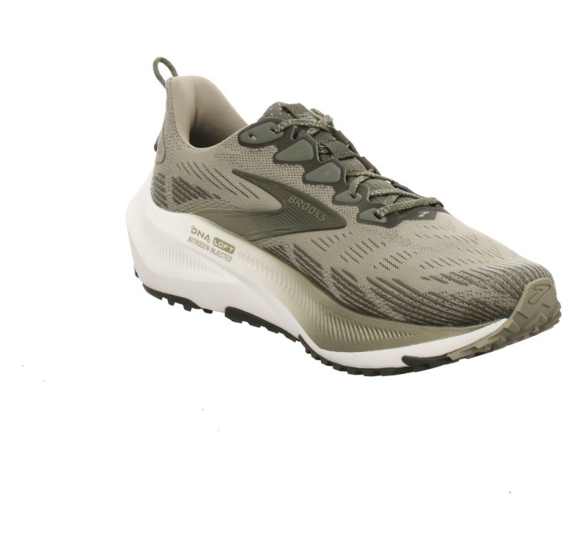 Brooks Ghost Trail olive